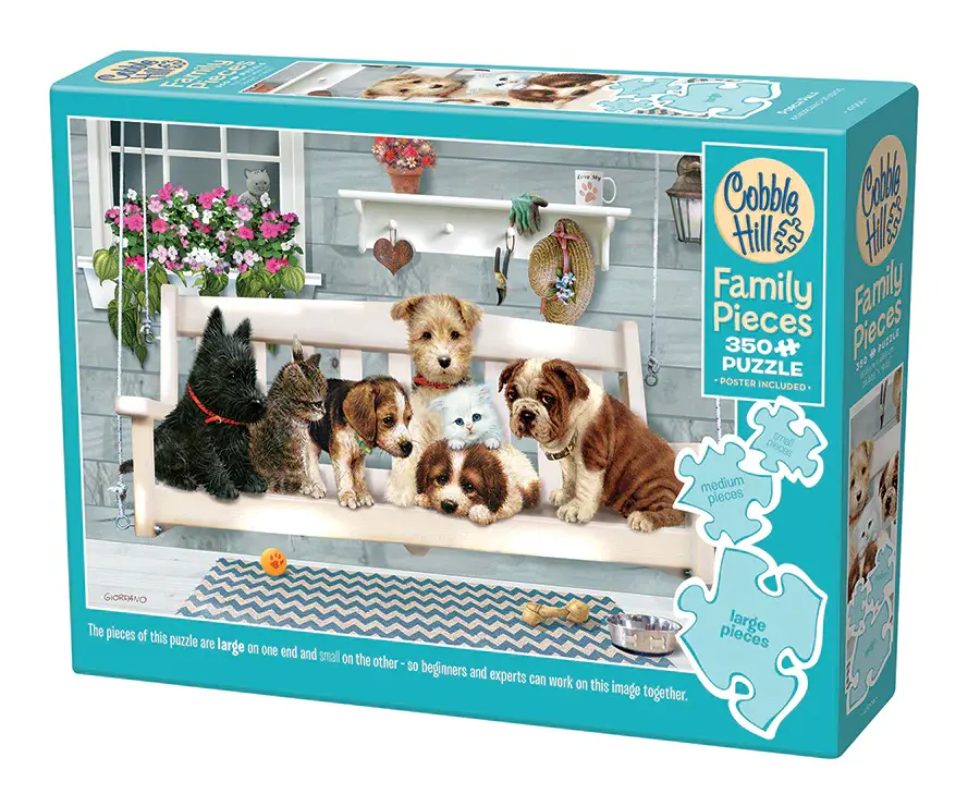 Cobble Hill Puzzles Cobble Hill Family Puzzle 350pc Porch Pals