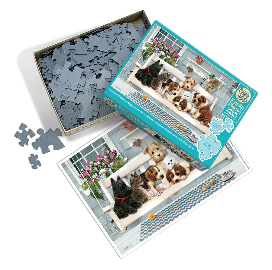 Cobble Hill Puzzles Cobble Hill Family Puzzle 350pc Porch Pals