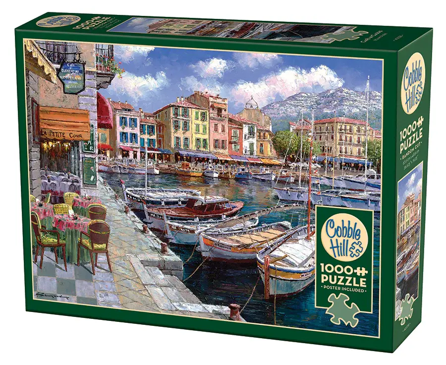 Cobble Hill Puzzles Cobble Hill Puzzle 1000pc Cafe in Cassis
