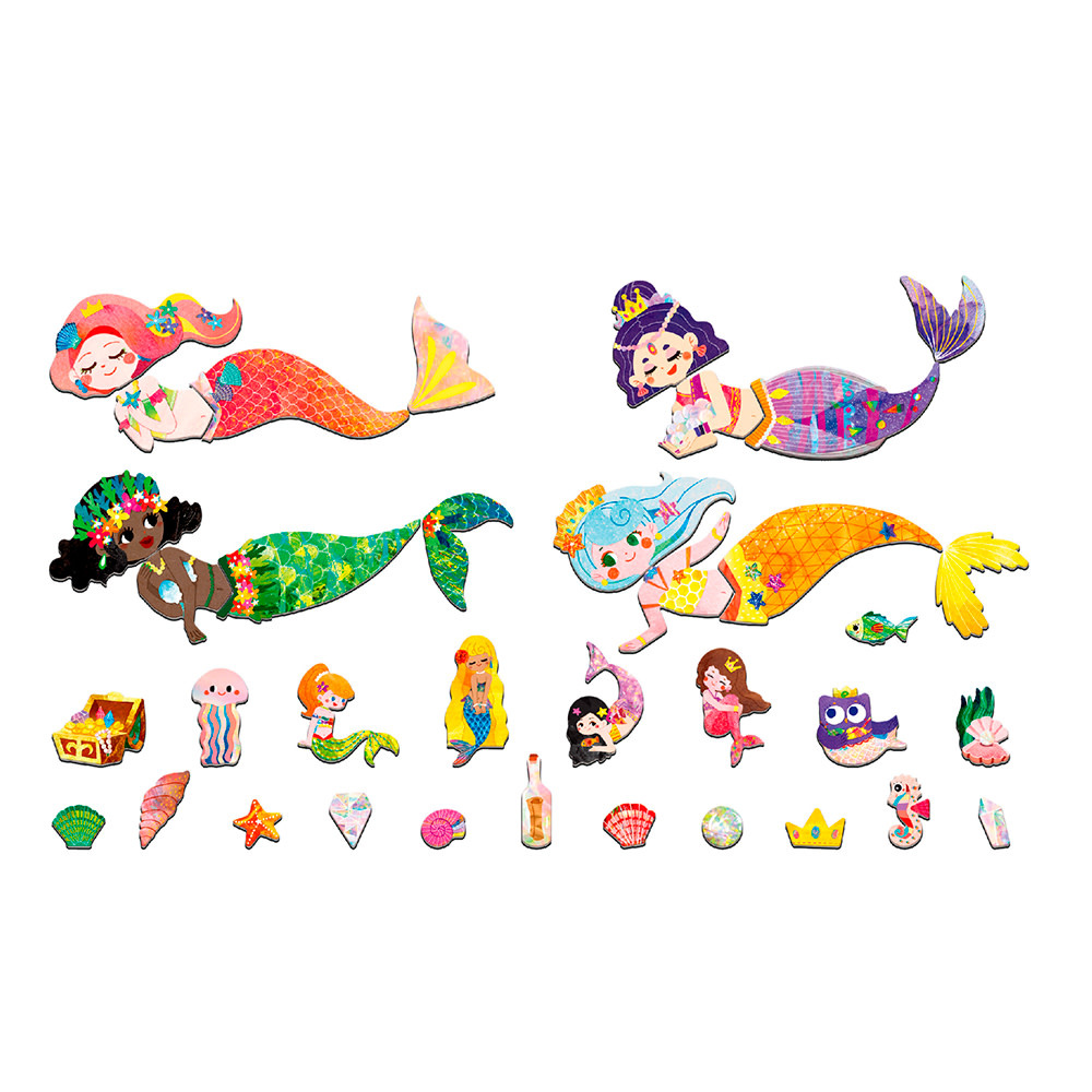 Magnetic Puzzle Box Mermaids
