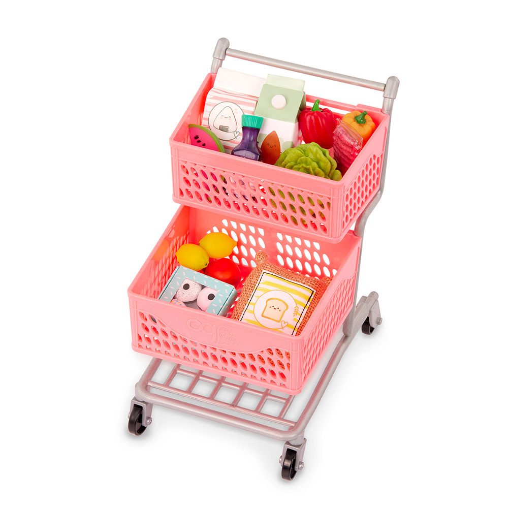 Our Generation Our Generation 18" Doll Accessories Supermarket Play Shopping Cart