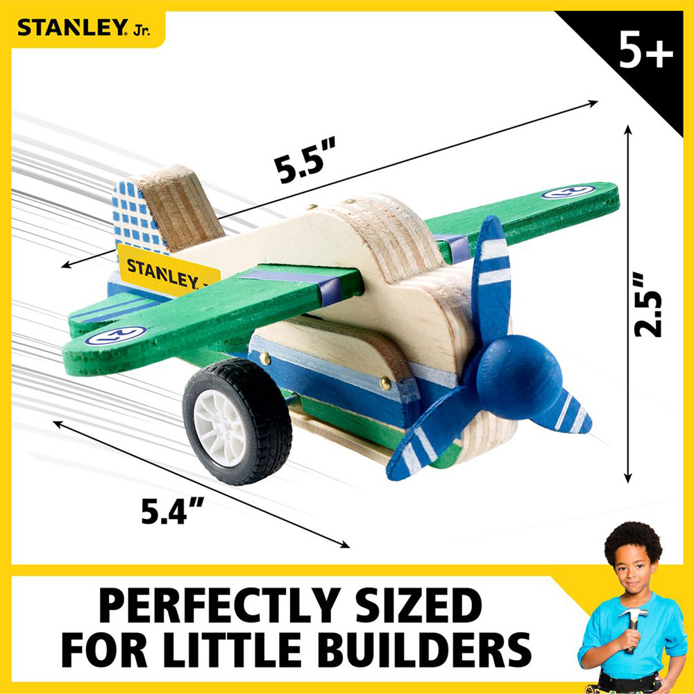 Stanley Jr. Pull Back Airplane Kit