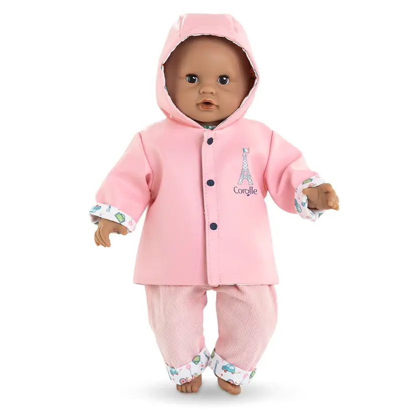 Corolle Doll Outfit Weekend in Paris Reversible Raincoat 12"