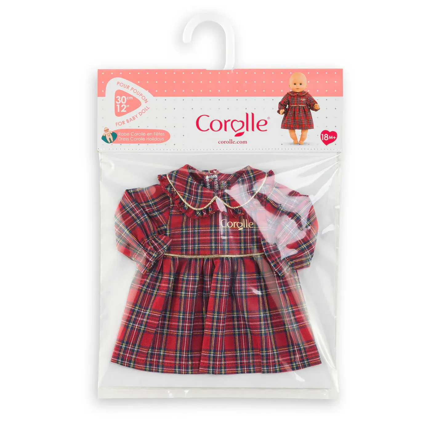 Corolle Corolle Doll Outfit 12" Dress Holidays
