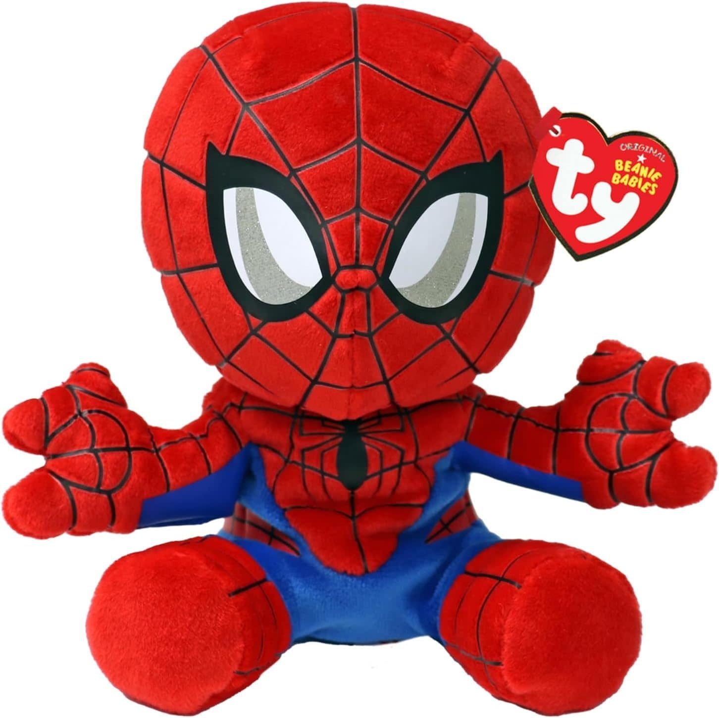 Ty Ty Floppy Reg  Spider-Man 8"