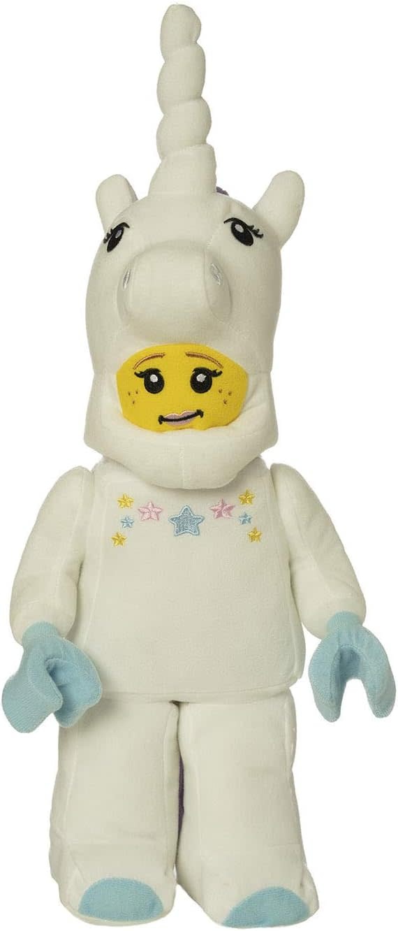 Manhattan Toy Lego Plush Minifigure Unicorn Girl 17"