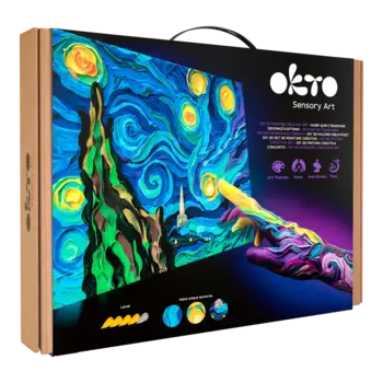 OKTO Sensory Art 3D Creative Painting Set Starry Night