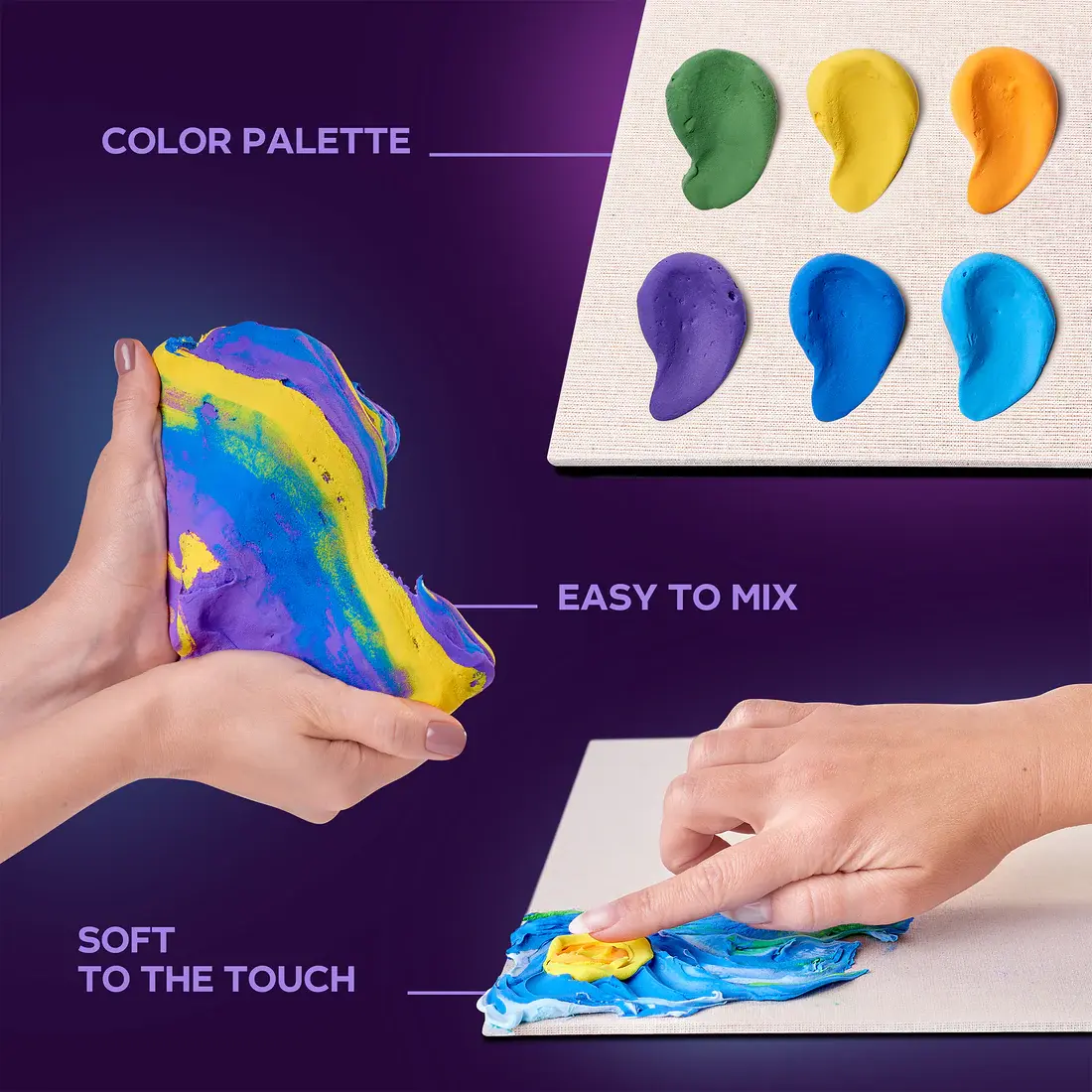 OKTO Sensory Art 3D Creative Painting Set Starry Night