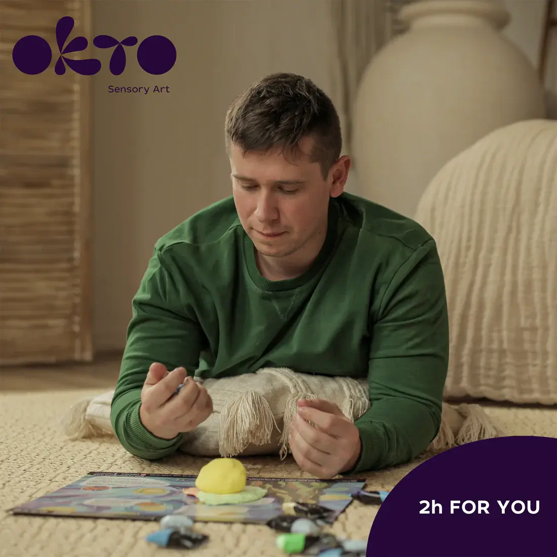 OKTO Sensory Art 3D Creative Painting Set Starry Night