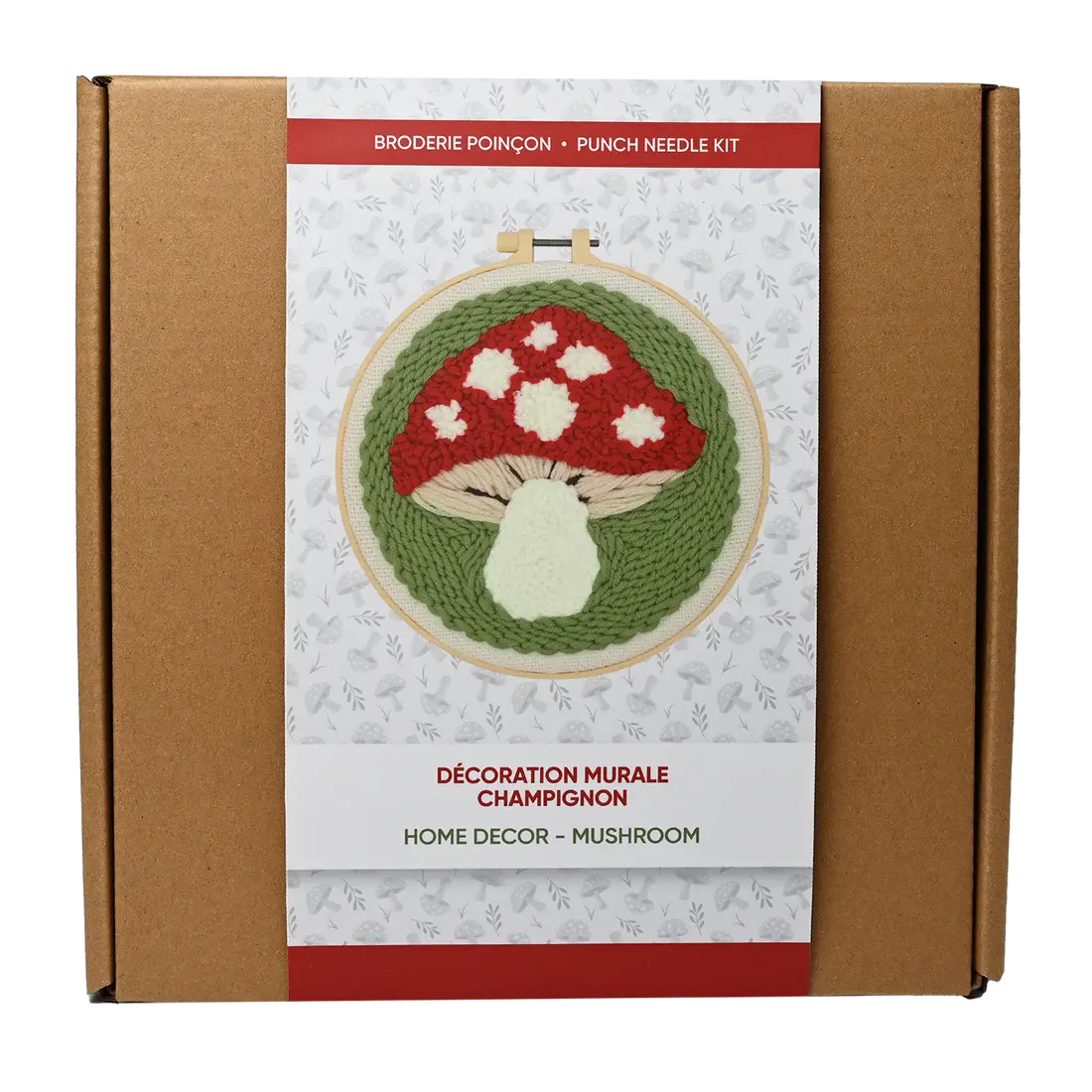 Punch Needle Kit - Mushroom Home Decor