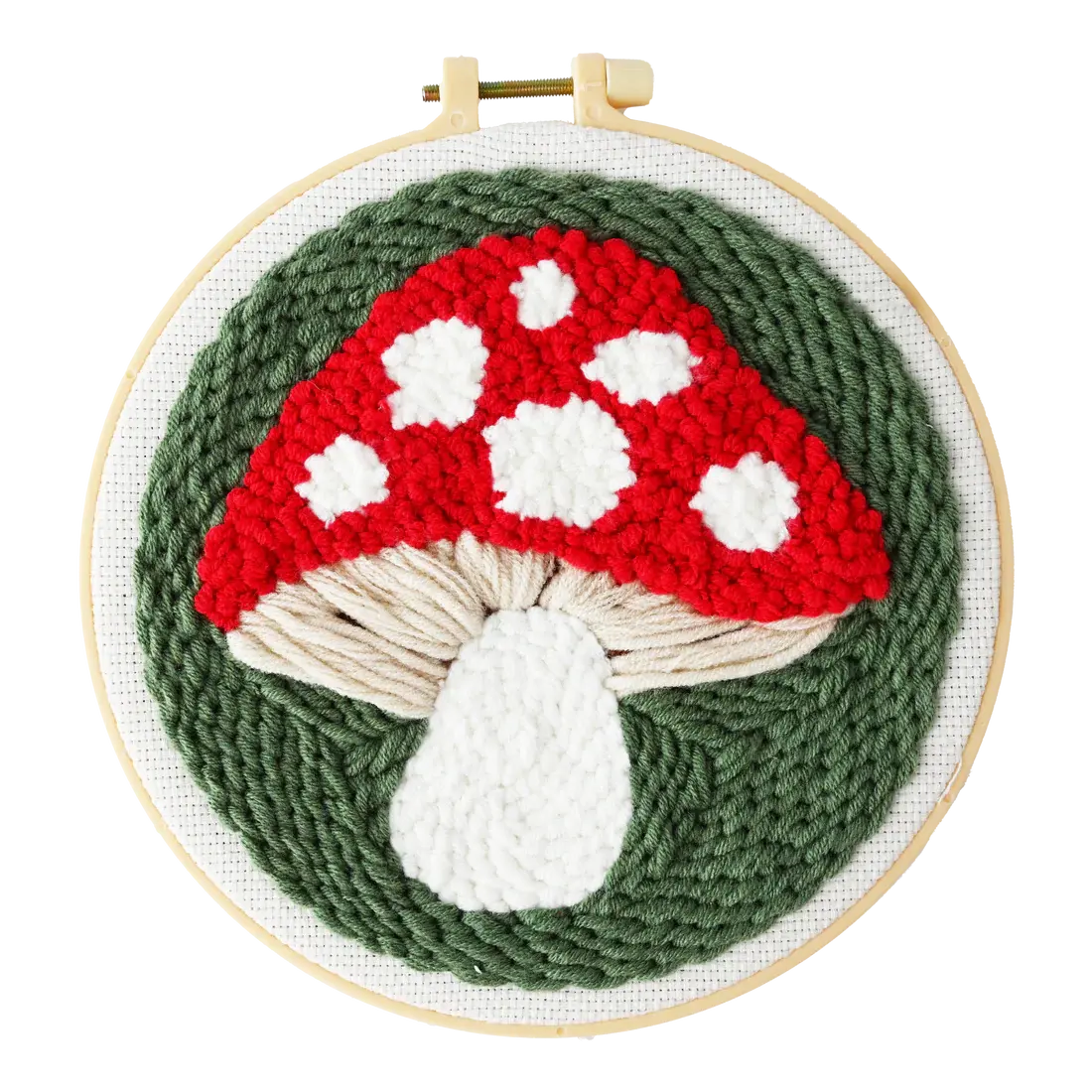 Punch Needle Kit - Mushroom Home Decor