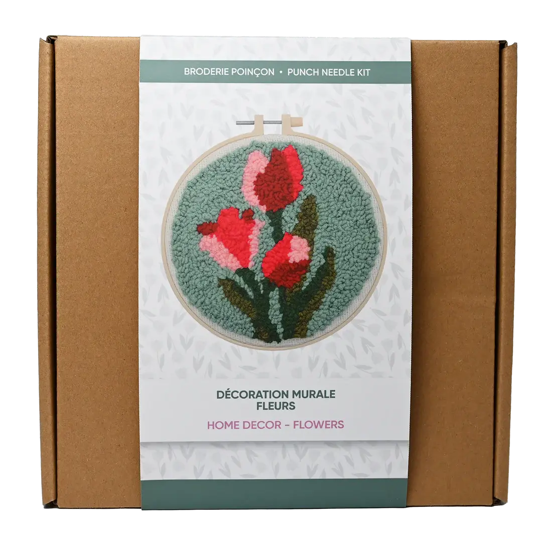 Punch Needle Kit - Flower Home Decor