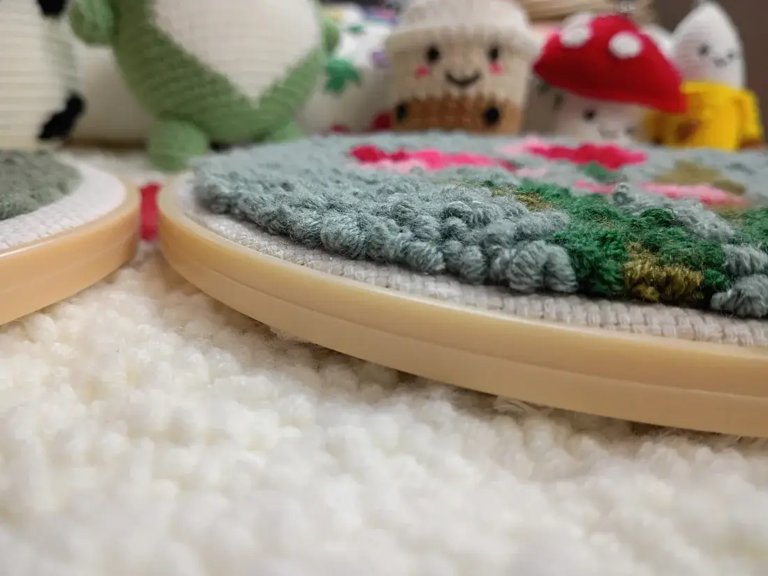 Punch Needle Kit - Flower Home Decor