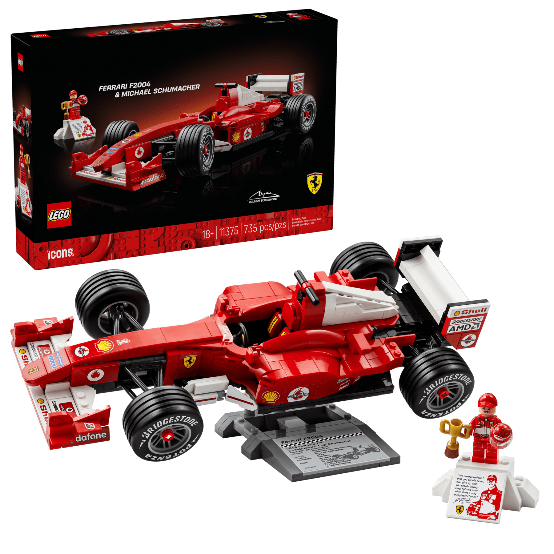 Lego Lego Icons Ferrari & Michael Schumacher