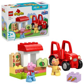 Lego Lego Duplo Peppa Pig Tractor and Market