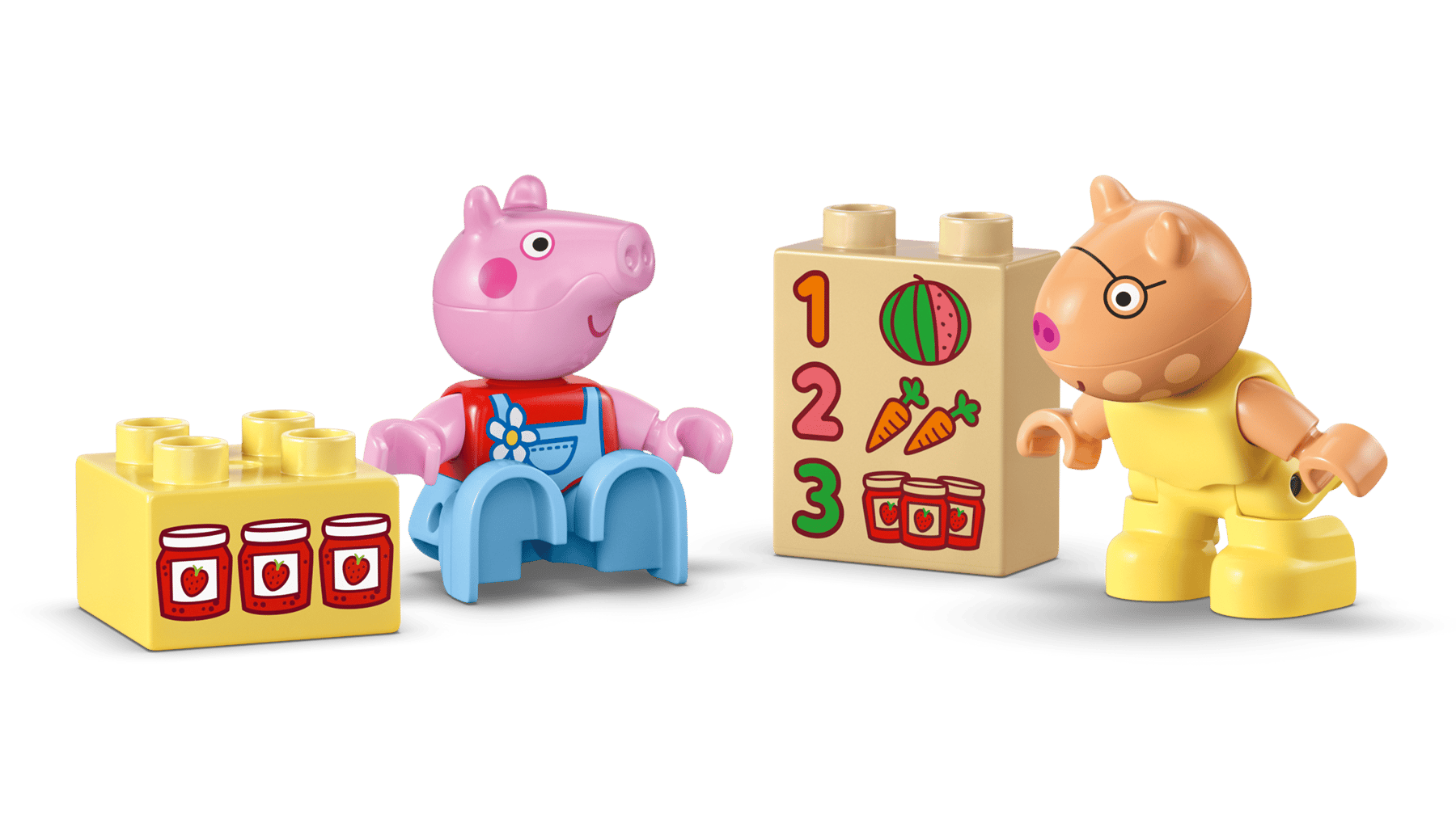 Lego Lego Duplo Peppa Pig Tractor and Market