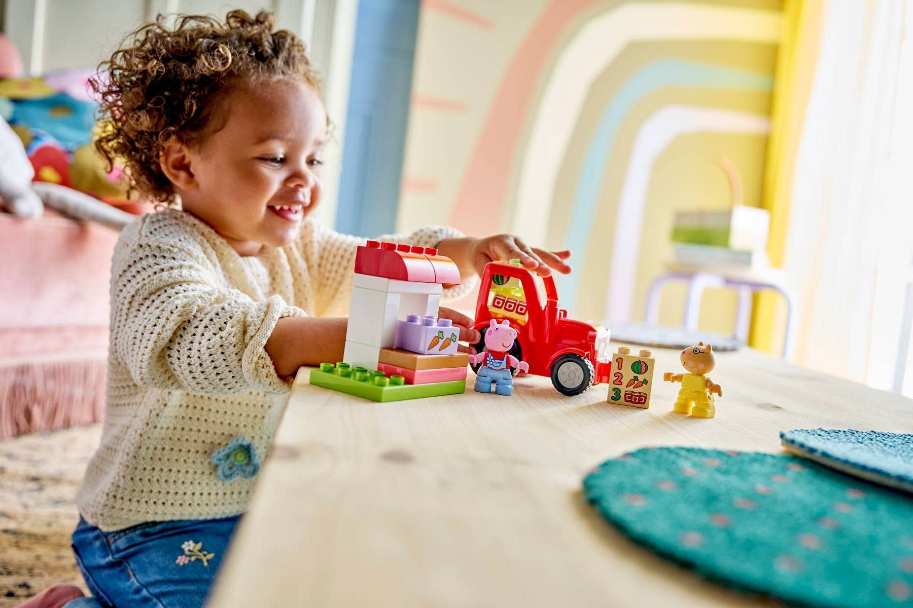 Lego Lego Duplo Peppa Pig Tractor and Market