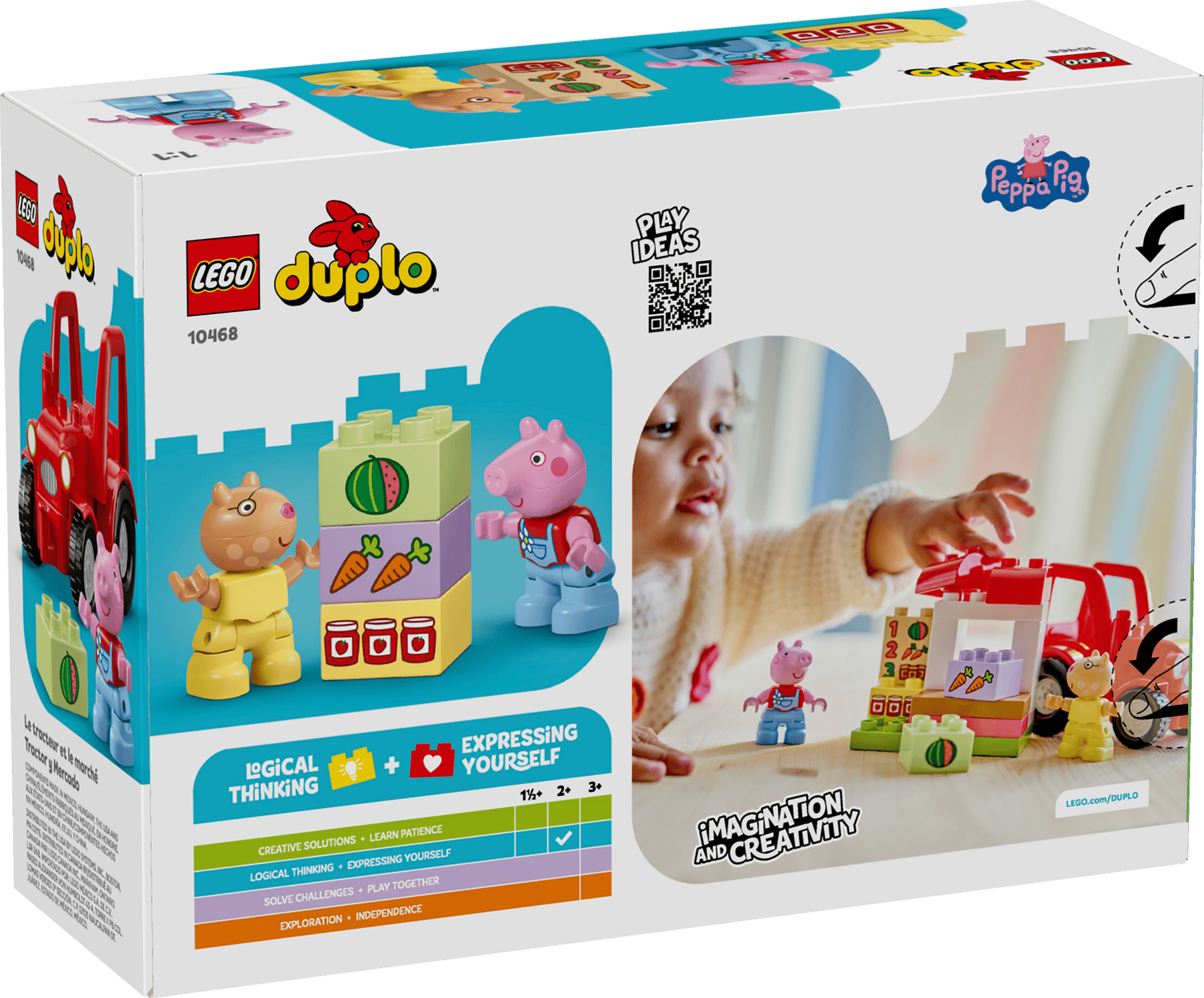 Lego Lego Duplo Peppa Pig Tractor and Market