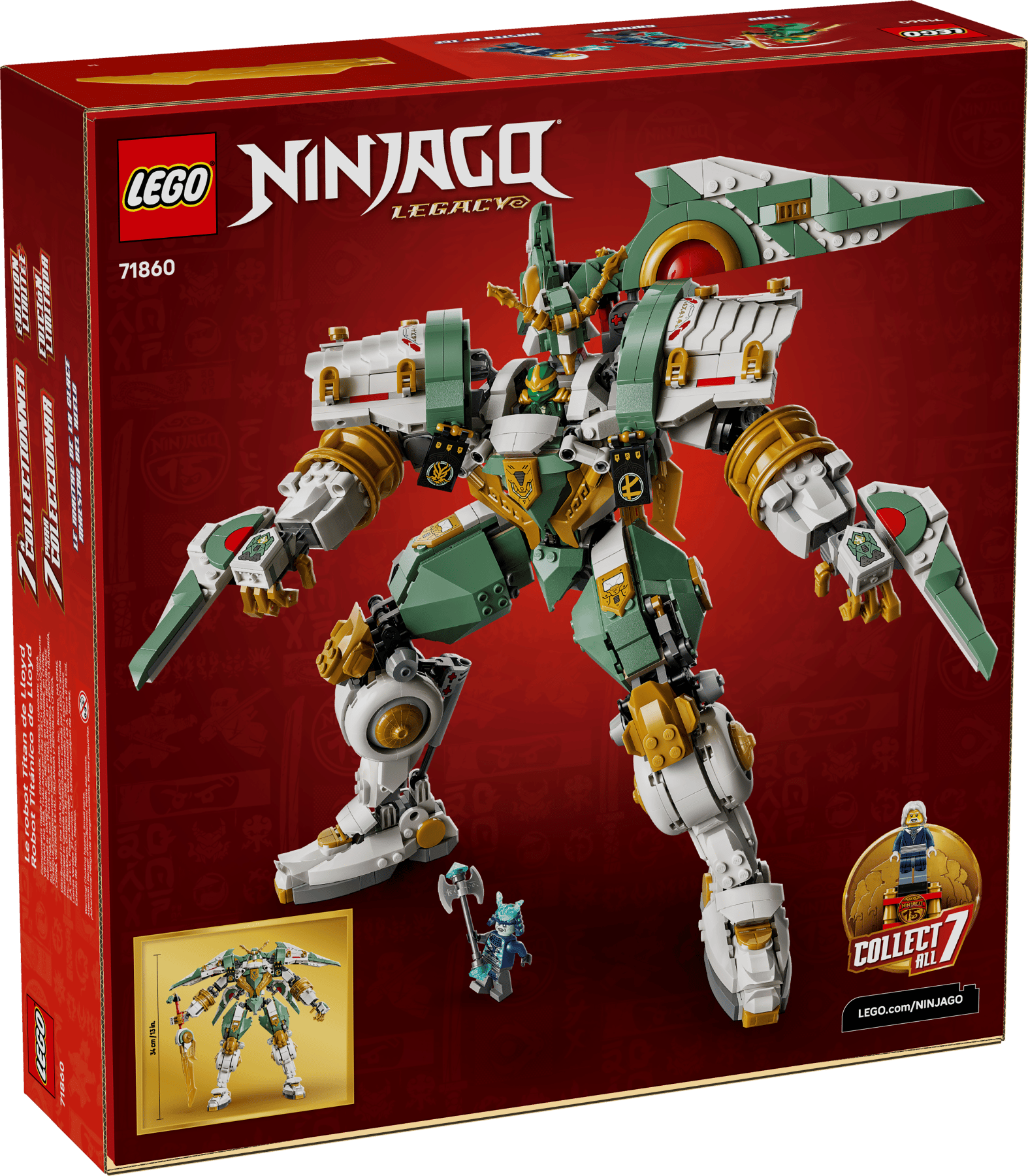 Lego Lego Ninjago Lloyd's Titan Mech 15th Anniversary