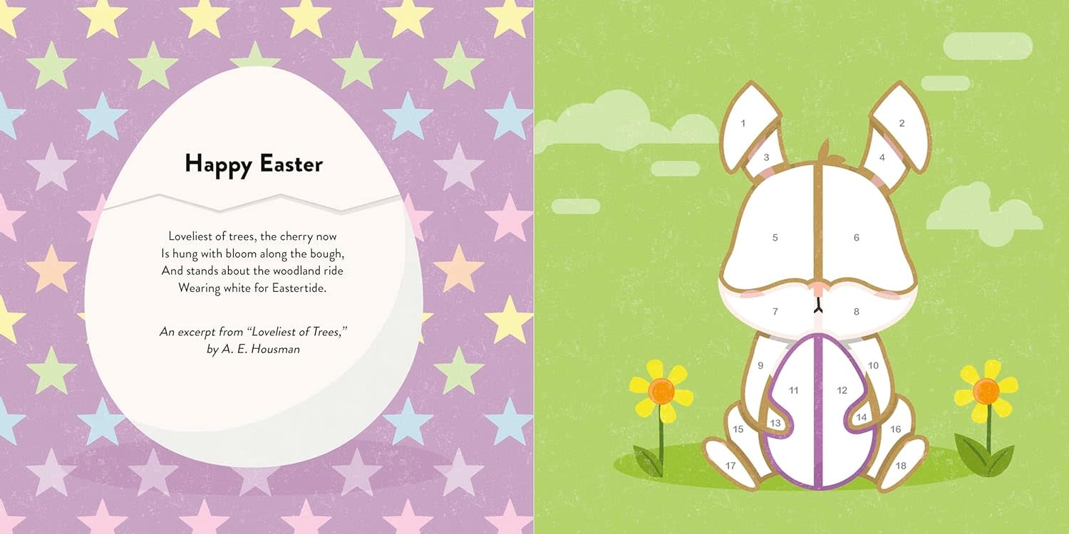 Color with Stickers: Easter