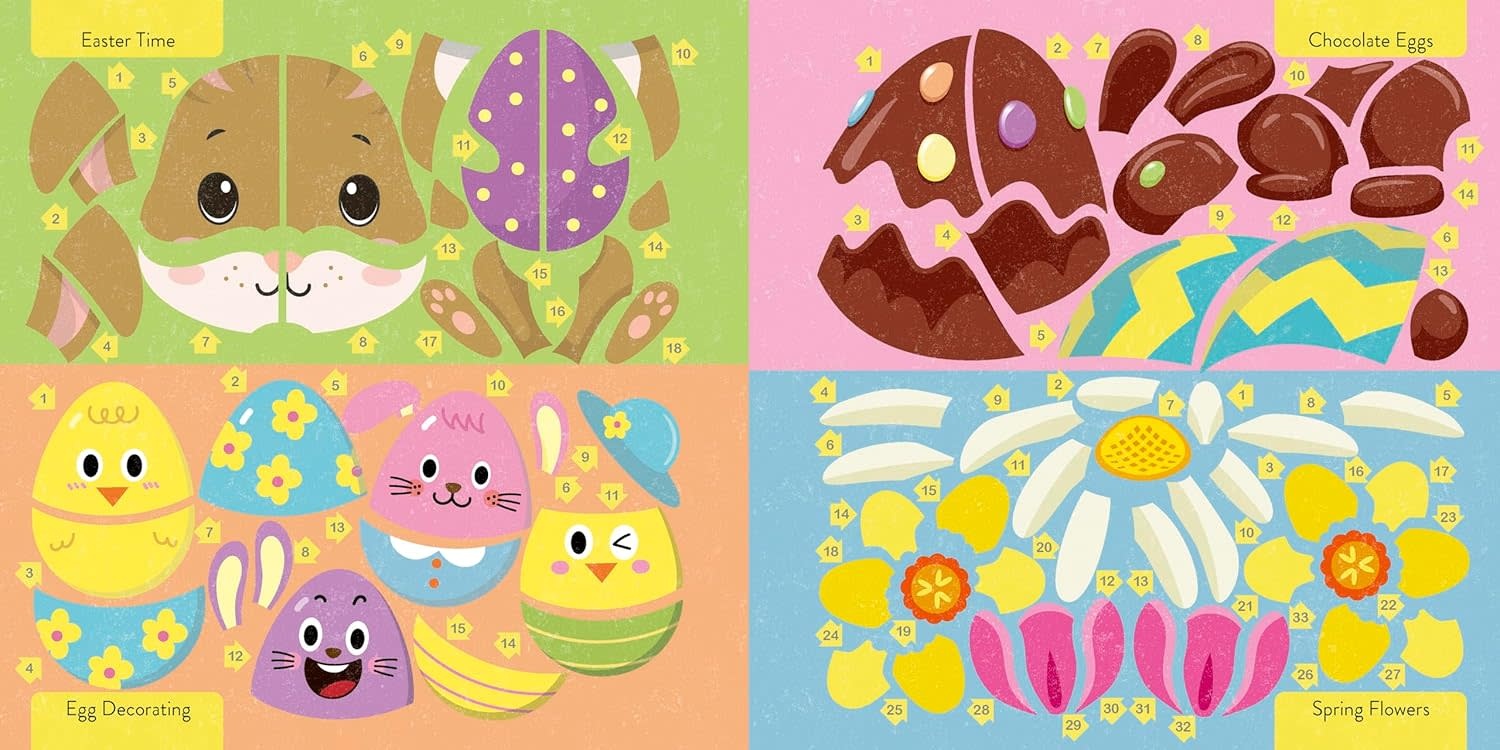 Color with Stickers: Easter