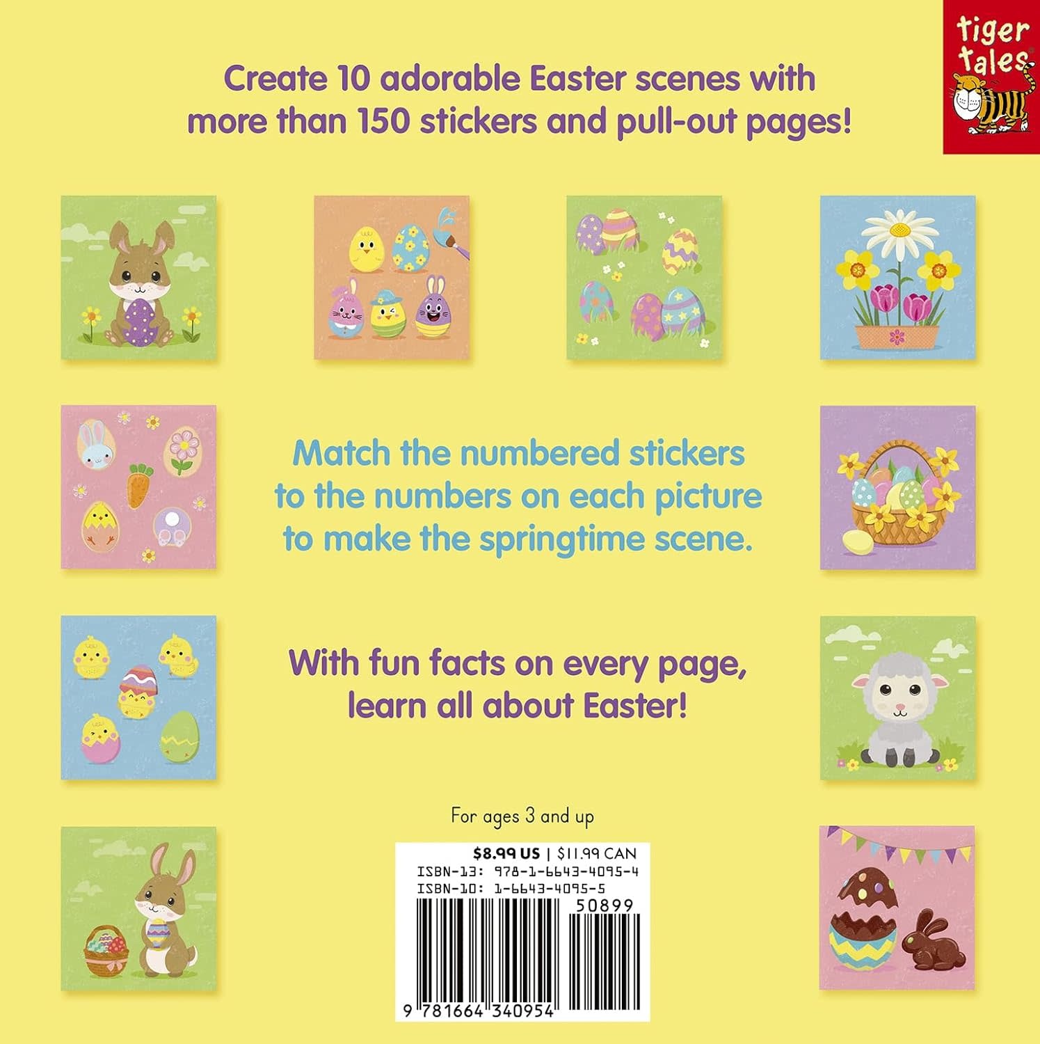 Color with Stickers: Easter