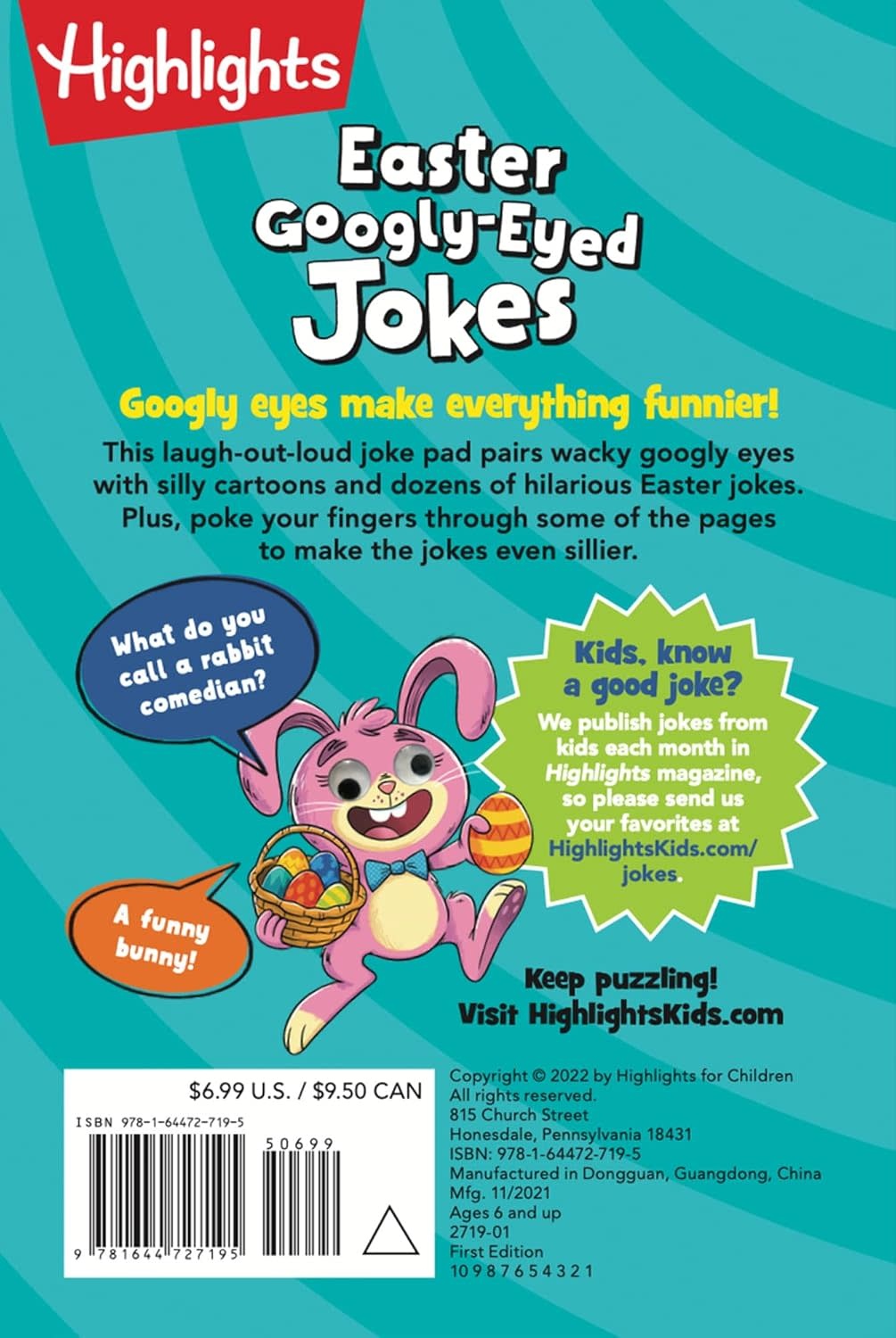 Easter Googly-Eyed Jokes Book