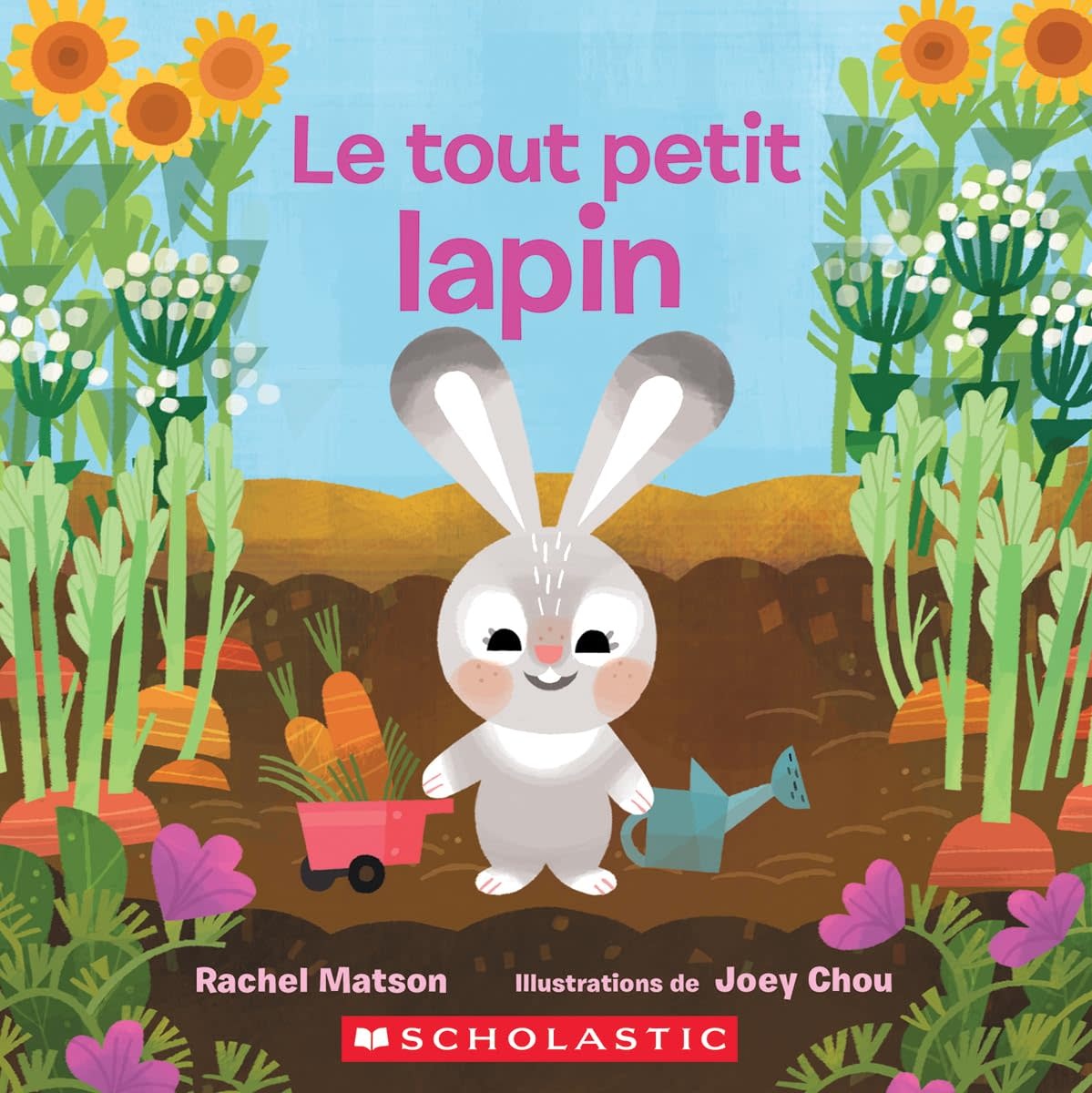 Scholastic French Book Le tout petit lapin (teeny tiny bunny) Board Book
