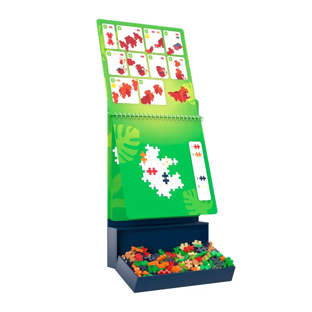 Plus-Plus Puzzle by Number Activity Pads Dinosaurs