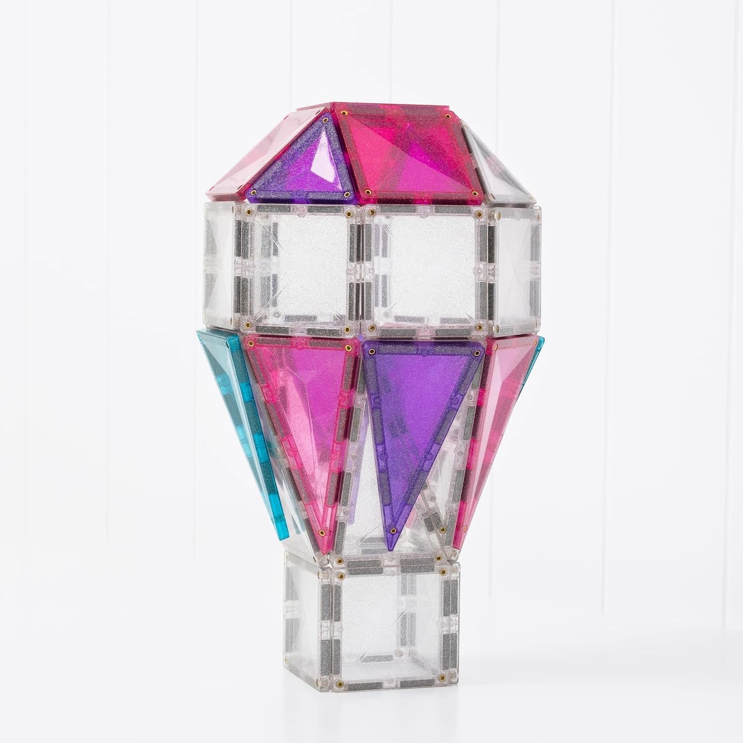 Connetix Magnetic Tiles Glitter Unicorn Pack 56pc