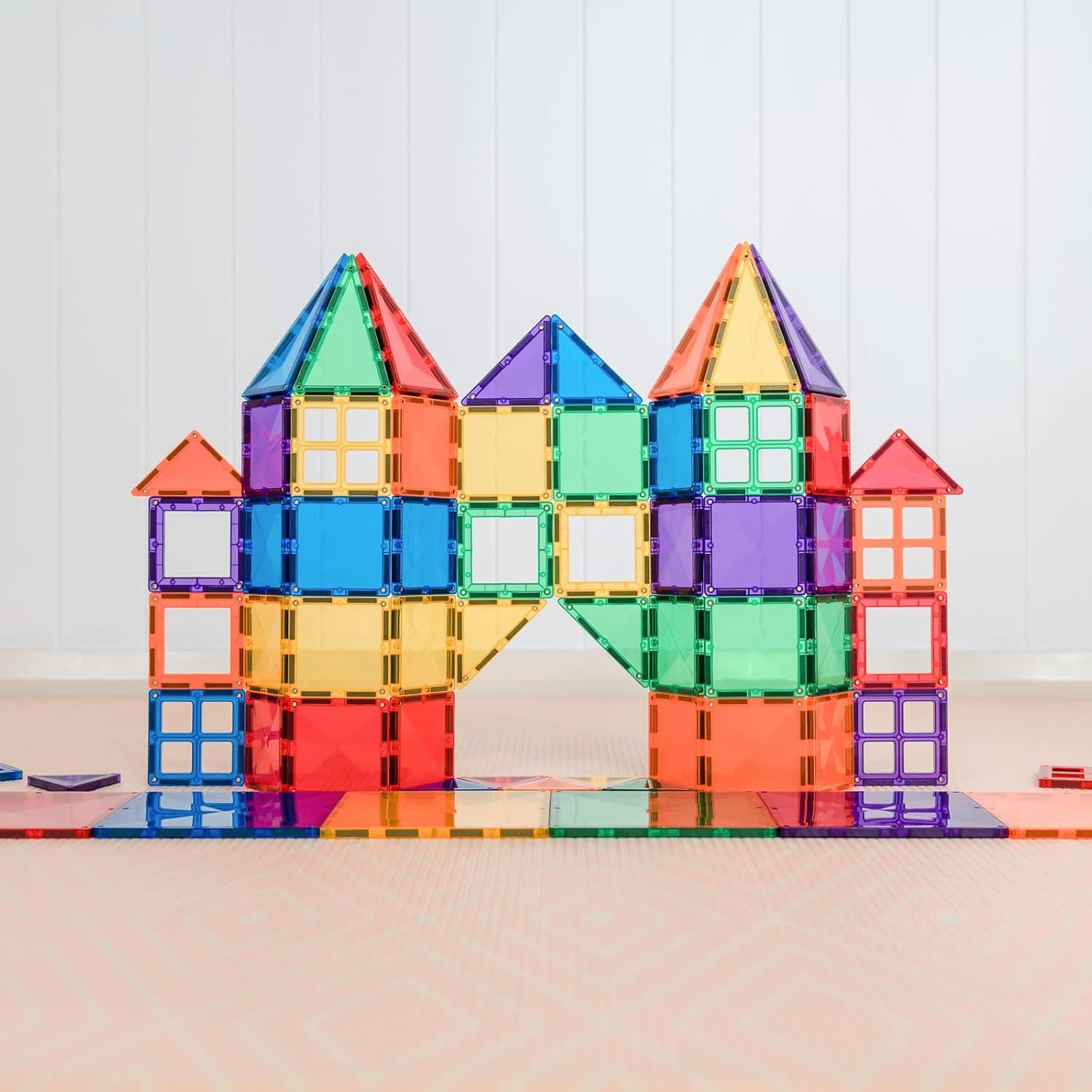 Connetix Magnetic Tiles Rainbow Starter Pack 60pc