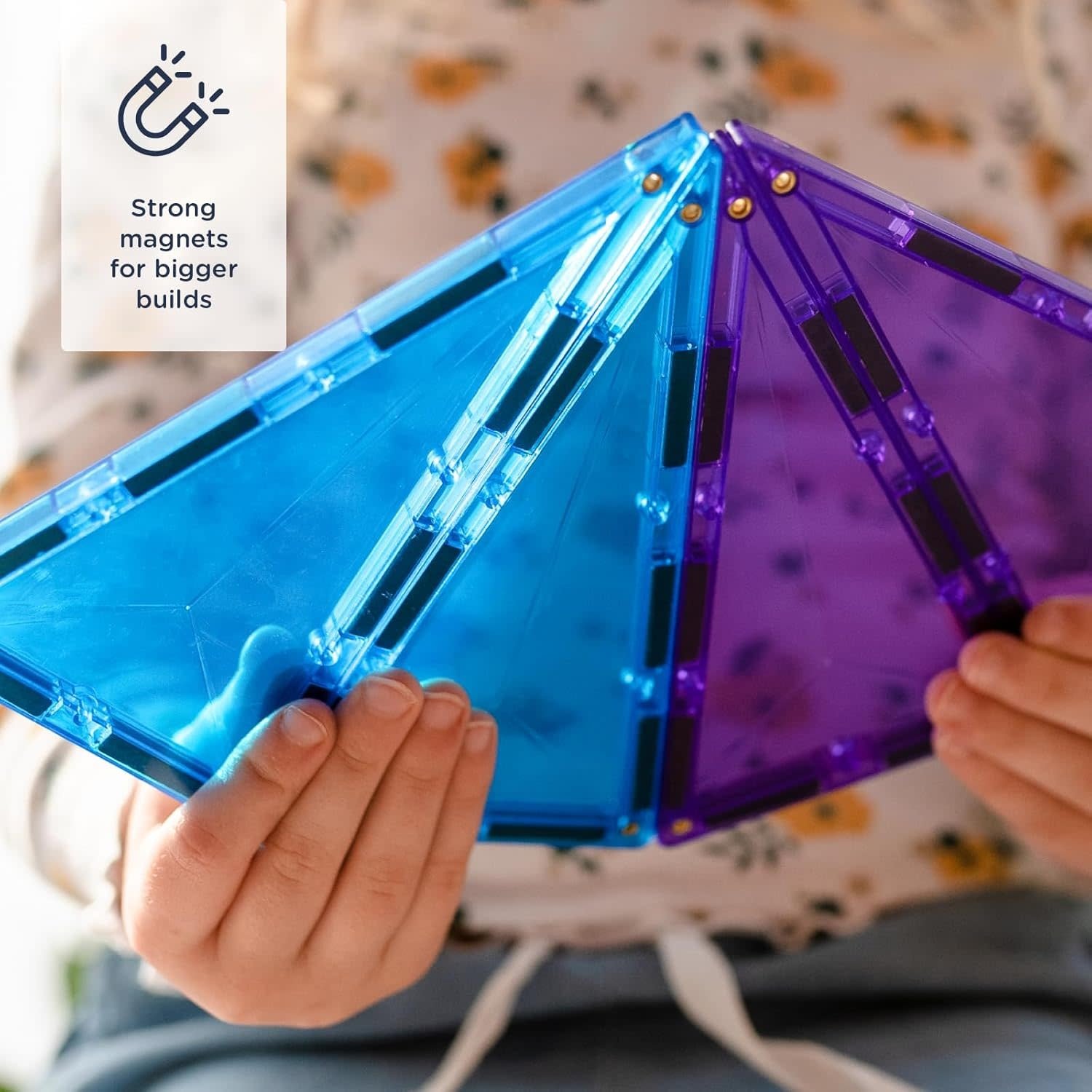 Connetix Magnetic Tiles Rainbow Geometry Pack