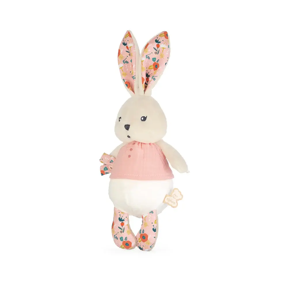 Kaloo K'Doux: Rabbit Pink with Poppies