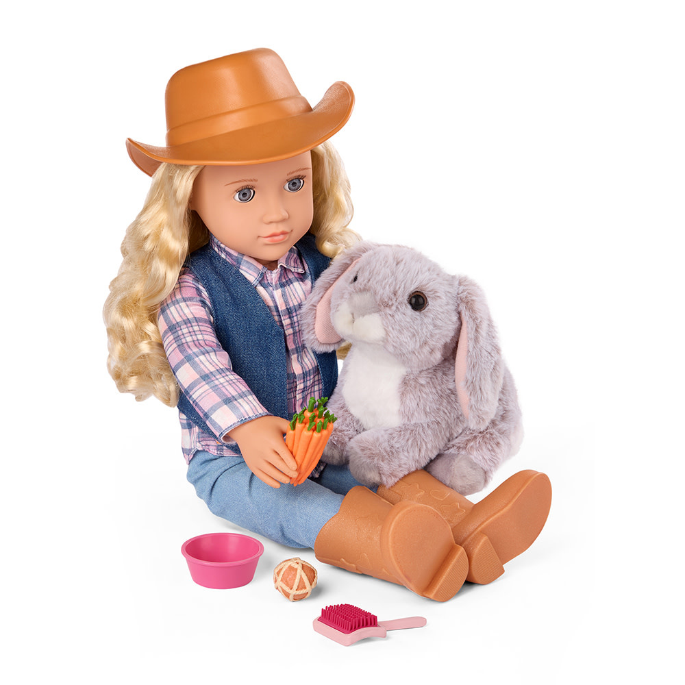 Our Generation Bunny in Carrier Hop