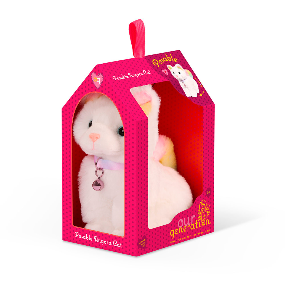 Our Generation Poseable Angora Cat