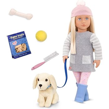 Our Generation Doll & Pet Meagan & Golden Retriever