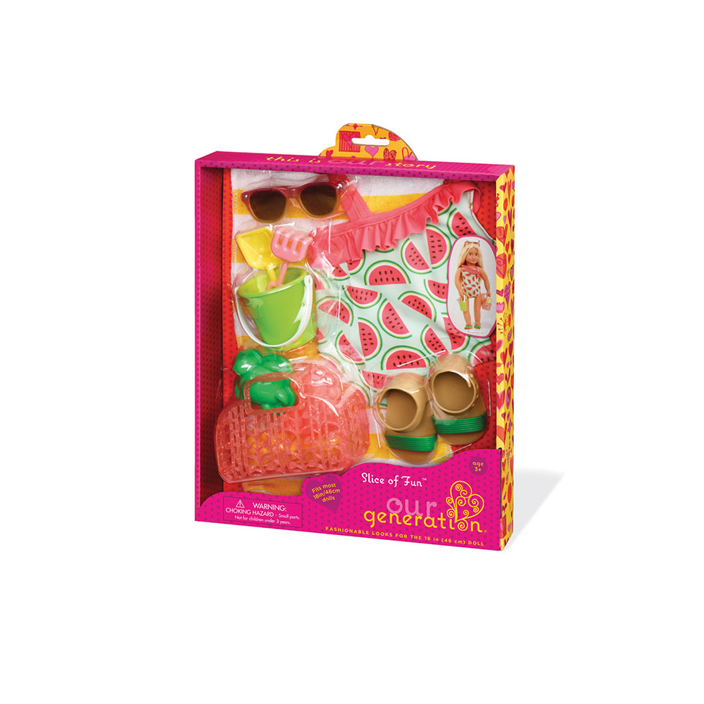 Our Generation Our Generation Doll Outfit: Slice of Fun Watermelon Swimsuit