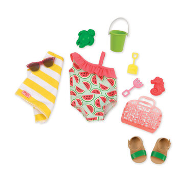 Our Generation Our Generation Doll Outfit: Slice of Fun Watermelon Swimsuit