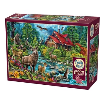 Cobble Hill Puzzles Cobble Hill Puzzle 2000pc Red-Roofed Cabin