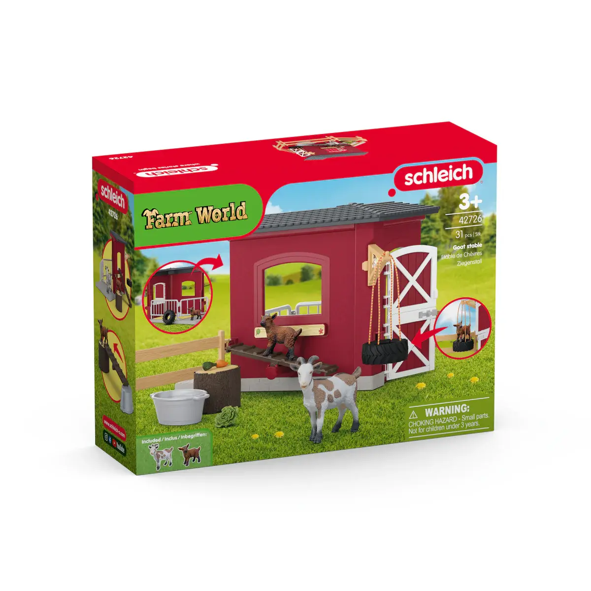 Schleich Schleich Farm World Goat Stable