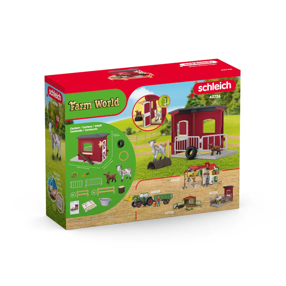 Schleich Schleich Farm World Goat Stable
