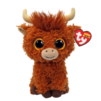 Ty Ty Beanie Boo Regular Alfie Highland Cow