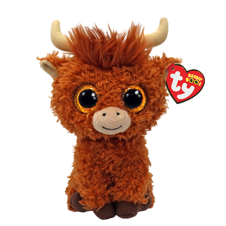 Ty Ty Beanie Boo Regular Alfie Highland Cow