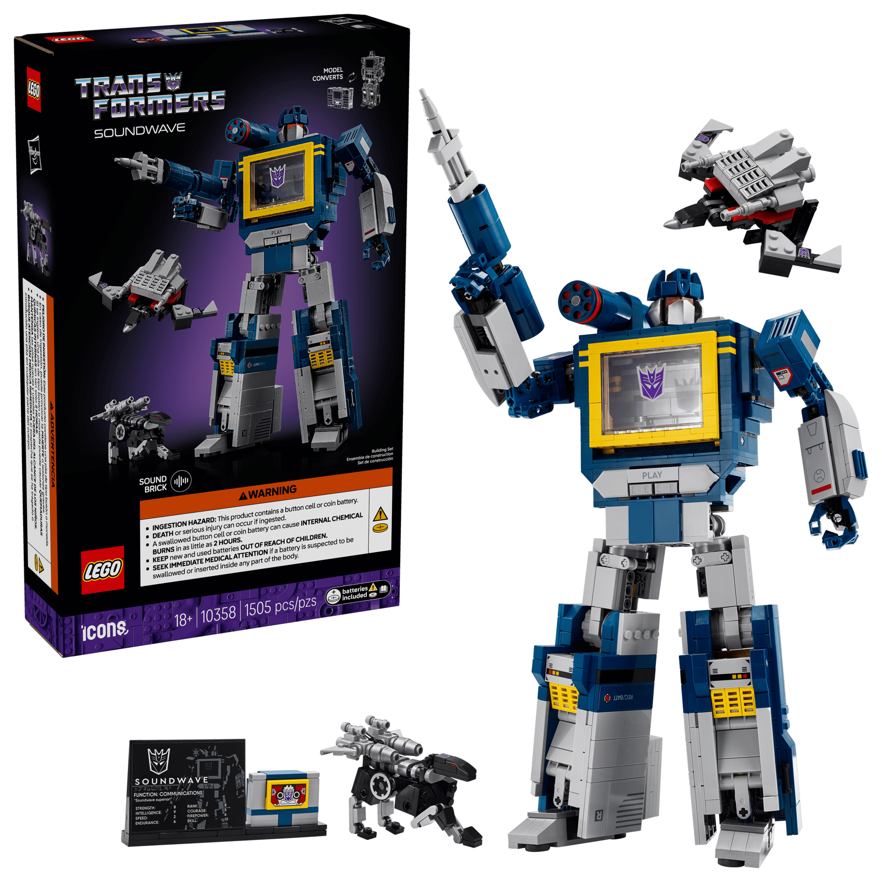 Lego Lego Icons Transformers: Soundwave