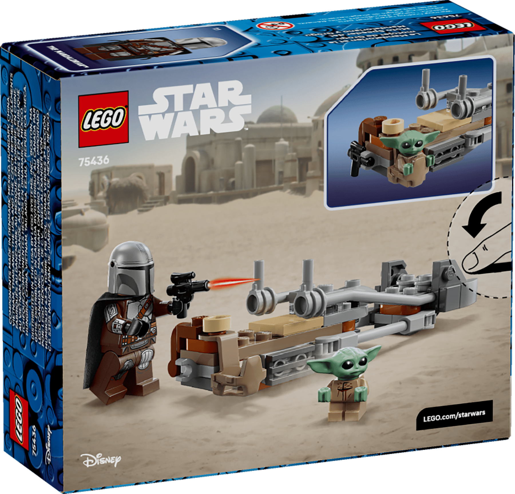 Lego Lego Star Wars The Mandalorian & Grogu's Speeder