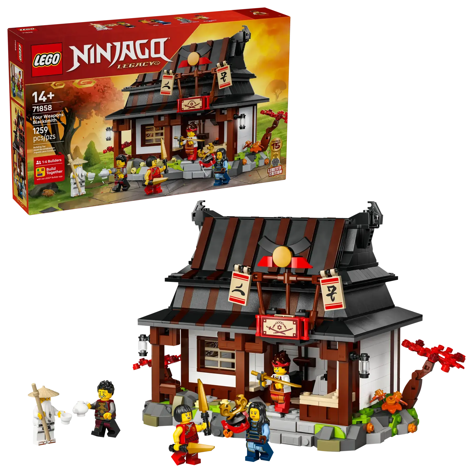 Lego Lego Ninjago Four Weapons Blacksmith 15th Anniversary