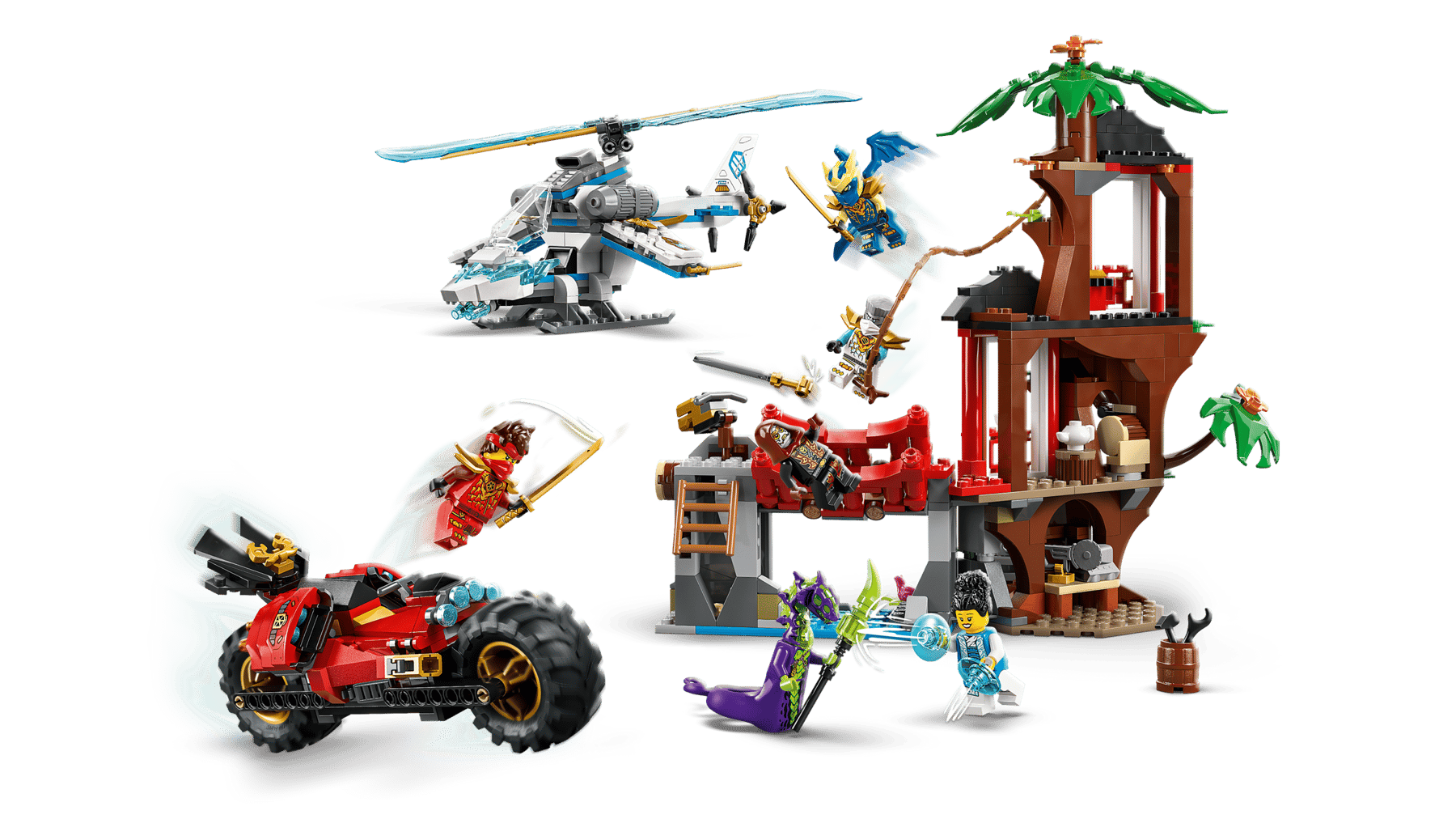 Lego Lego Ninjago Ninja Vehicle Tree House Battle