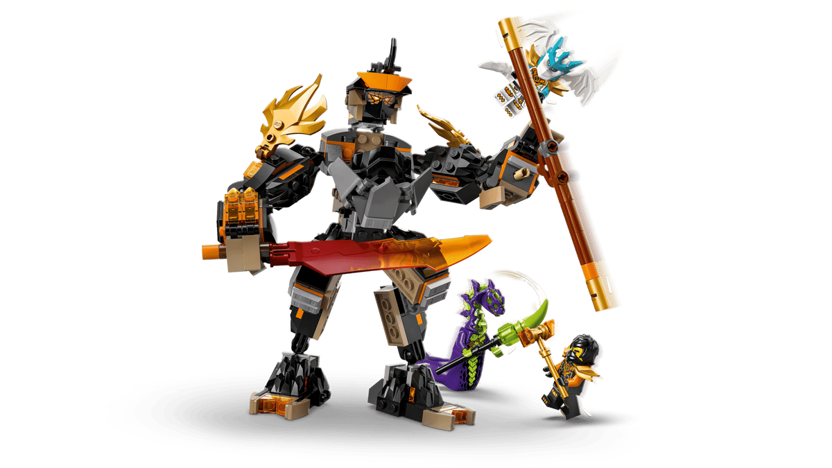 Lego Lego Ninjago Cole's Mission Mech & Dragon Zane