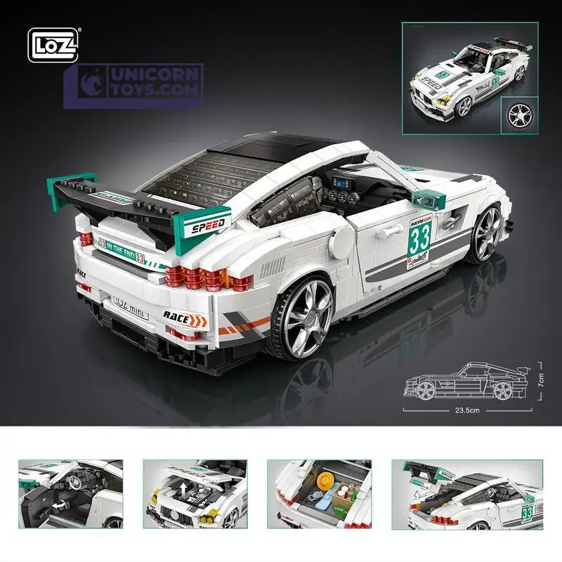 LOZ Blocks Ideas: Racing Car