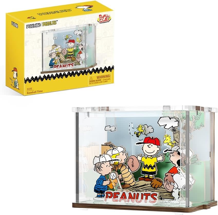 Snoopy Baseball Time Puzzle